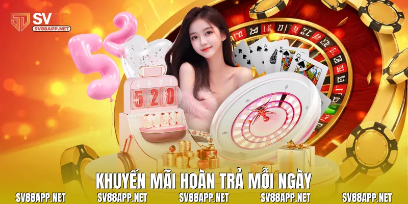Khuyến mãi hoàn trả mỗi ngày