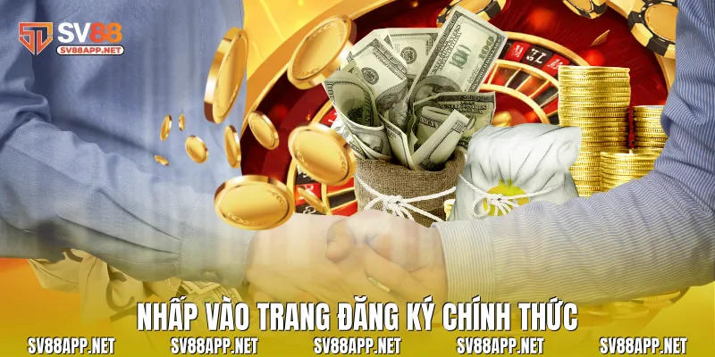 Nhấp vào trang đăng ký chính thức